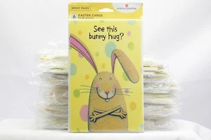 See this Bunny Hug ( 3 ) Easter Cards with ( 3 ) Envelopes / TF - Picture 1 of 2