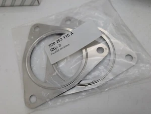 2 x New Genuine Bentley Continental GT GTC Flyind Spur W12 Exhaust Pipe Gaskets - Picture 1 of 1