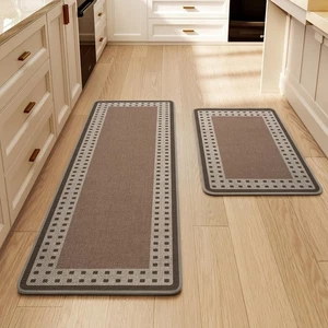 Kitchen Mats for Floor, 17''x30''+17''x47'' Washable Absorbent Kitchen Mat No... - Foto 1 di 8