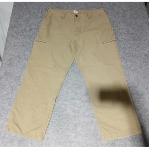 Pantalones cargo Dockers calce clásico para hombre talla 38x30 beige informales utilitarios pantalones de trabajo - Imagen 1 de 11