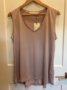 Barefoot Dreams Sleeveless Modal V-Neck Tank Top, Size M, Faded Rose, NWT - Picture 1 of 5