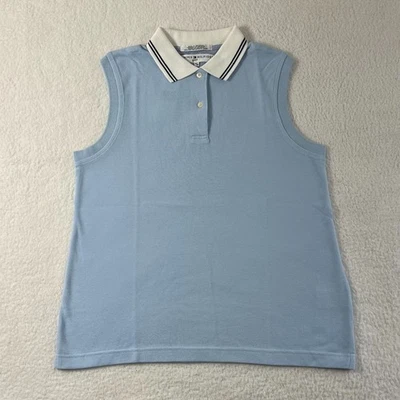 Tommy Hilfiger гольф рубашка-поло 100% хлопок светло-синий женский размер M винтажный новый с Ярлыками - Изображение 1 из 4