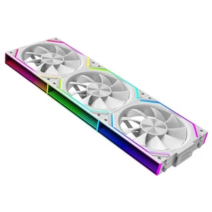 Jungle Leopard PC Lüfter JM-V2 RS 120 Infinity Mirror Module ARGB Lüfter 120mm weiß - Bild 1 von 10