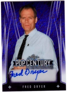 2025 Leaf Pop Century Metal Diagonal Shimmer Purple #BAFD1 Fred Dryer #6/6 - Picture 1 of 2