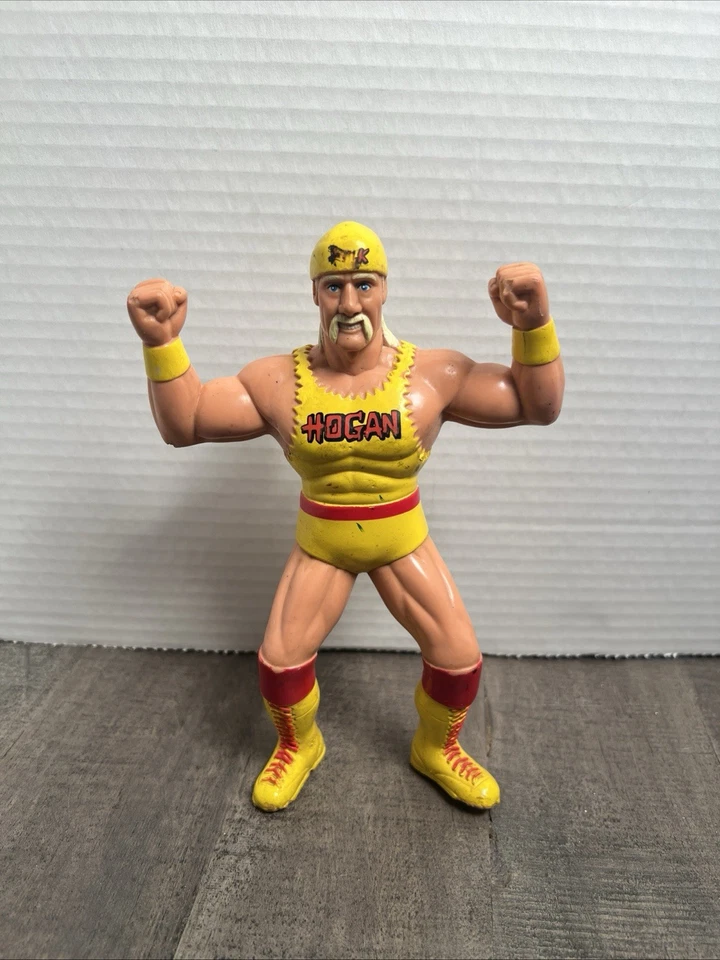 Винтажная экшн-фигурка рестлера 1994 WCW Hulk Hogan серия 1 ЧИТАЙТЕ/СМОТРИТЕ ФОТО - Изображение 1 из 4