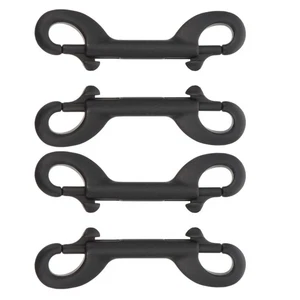 4 Stück Leinenclip Ersatz Doppelendschraube Schnapphaken Hundeclips - Bild 1 von 12