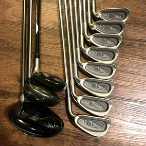 Mens Right-Handed Complete Golf Club Set - Callaway FT9 Driver, PING Eye 2 Iron - Picture 1 of 18
