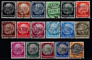 Germany Sc#415-431 used17 CV $8+ GTC10 - Bild 1 von 1