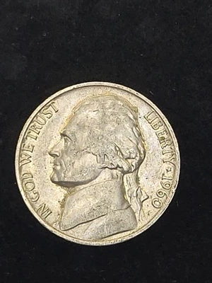 1960 P Jefferson Nickel Circulated - Image 1 of 2