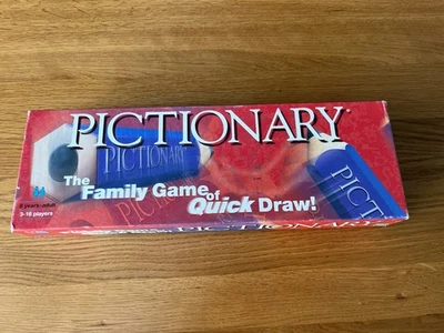 Pictionary Board Game The Family Game Of Quick Draw Hasbro MB Games 2000 - Image 1 of 4