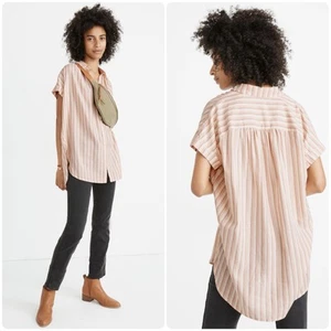 Camisa Central Túnica Madewell a Rayas Ackroyd Talla L - Imagen 1 de 11