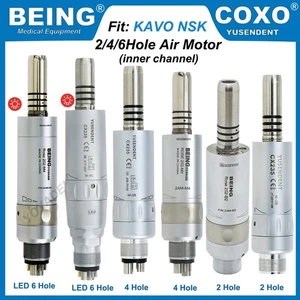 BEING/COXO Dental LED Air Motor Low Speed Handpiece Air Motor 2/4/6 Hole E Type - Picture 1 of 13
