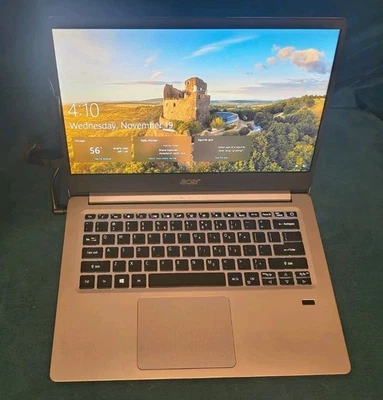 Acer Swift SF114-32 Laptop N17W6 with Power Supply Used Tested 120GB SSD 4GB Ram - Image 1 of 4