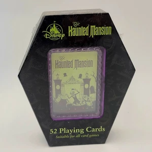 Disney World Parks Haunted Mansion Attraction 52 Playing Cards Set Hitchhikers - Picture 1 of 2