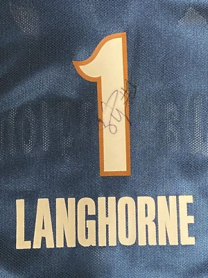 Crystal Langhorne #1 Autographed Washington Mystics WNBA Adidas Signed Jersey  - Image 1 of 4