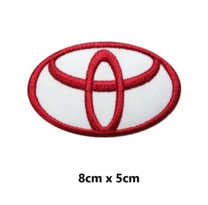 TOYOTA gestickter Patch Aufnäher Bügelbild Patches/Abzeichen für Kleidung Applikation Basteln - Bild 1 von 3