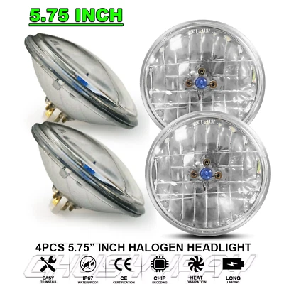 Bombilla halógena delantera OE para Plymouth Fury 1958-1974 haz alto bajo x4 Foto 1 de 4