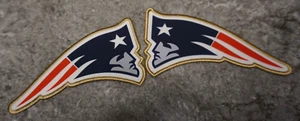 Menge (2) Authentic New England Patriots Gold Border NFL Trikot Patch Brandneu - Bild 1 von 1