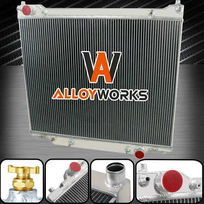 4-RowRadiator Fit 1997-2014 2012 Ford E150 E250 E350 E450 Super Duty 5.4L-7.3L - Изображение 1 из 4