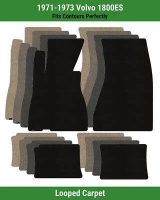 Alfombrillas de la fila delantera y trasera Lloyd Classic Loop para Volvo 1800ES 1971-1973  Foto 1 de 4