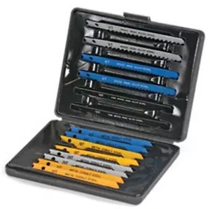 14-Pc U-Shank Jigsaw Blade Assortment Assorted Metal Wood Plastic Jig Saw Set - Picture 1 of 4