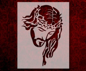 Jesus Christ Crown Thorns 8.5" x 11" Stencil FAST FREE SHIPPING (553) - Picture 1 of 1