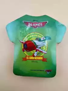 T-shirt Disney PLANES el Chupacabra size 6/8 Orange. Place in Open/Water/Iron - Picture 1 of 3