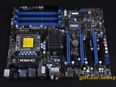 Original MSI X58 PRO-E X58 PRO Motherboard MS-7522 Intel X58 DDR3 - Image 1 of 4