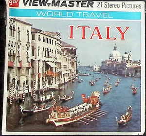 1960's Italy 3d View-Master 3 Reel Packet NEW SEALED - Picture 1 of 2