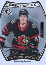 2021-22 SP Authentic Hockey Spectrum FX #S-51 Parker Kelly FW