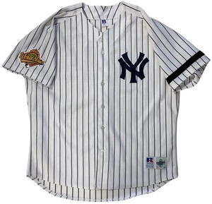 DEREK JETER 1996 SERIE MUNDIAL AUTÉNTICA NUEVA YORK YANKEES RUSSELL DC CAMISETA 52 - Imagen 1 de 5