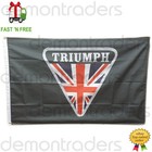 TRIUMPH FLAG WORKSHOP BANNER SIGN 3X5FT BSB TRIUMPH MOTORCYCLE GIFT GARAGE SHED
