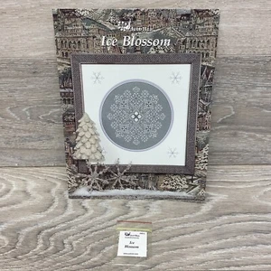 Just Nan Cross Stitch Pattern Ice Blossom JN139 with Embellishments JNB75 - Picture 1 of 4