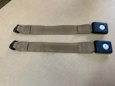 1976 1977 TOYOTA CELICA GT MARROM CINTO DE SEGURANÇA TRASEIRO RECEPTOR FIVELA ESQUERDA DIREITA FABRICANTE DE EQUIPAMENTO ORIGINAL - Imagem 1 de 4