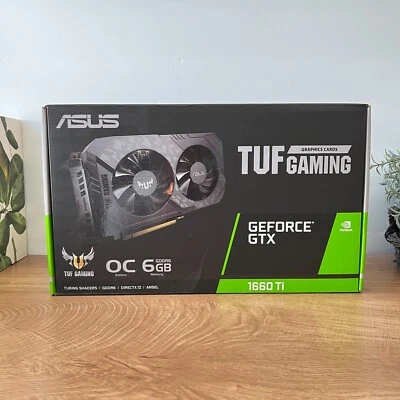 ASUS TUF Gaming NVIDIA GeForce GTX 1660 Ti EVO OC Edition Graphics Card SEALED! - Image 1 of 4