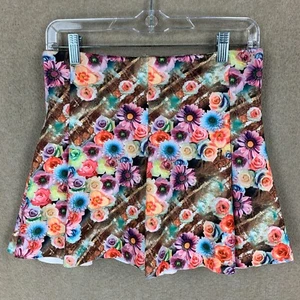 Falda de mujer Say What S (28,5x14) floral mini elástica con volantes - Imagen 1 de 10