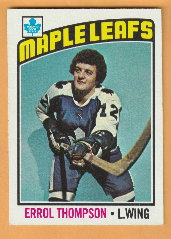 Errol Thompson Toronto Maple Leafs 1976-77 Topps #259 - Image 1 of 2