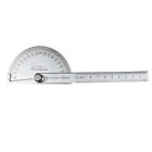 180 Degree Protractor Metal Angle Finder Goniometer Angle Ruler Stainless St Fn4