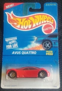 Hot Wheels 1995 Collector Series Diecast Car Avus Quattro #453 Jet-Age Canopy! - Picture 1 of 4