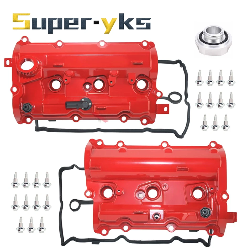 Engine Valve Covers Kit for Infiniti Q50 Q60 3.7L 2014-2015 (Left & Right Side) Foto 1 de 4