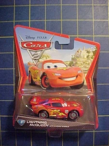 Disney Pixar Cars 2 Lightning McQUEEN WITH RACING WHEELS #3 NIP WORLD GRAND PRIX - Bild 1 von 3