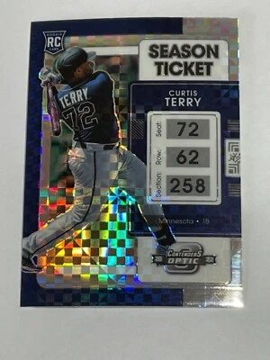 2022 PANINI CHRONICLES CURTIS TERRY #13 ROOKIE PRIZM CONTENDERS OPTICS BLOCKS - Image 1 of 2