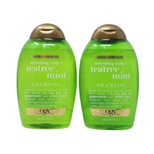 2-Pack of OGX Extra Strength Refreshing Scalp+ Shampoo, Teatree Mint, 13 Oz - Picture 1 of 3