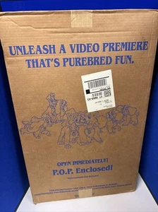 2001 NIB Lady And The Tramp 2 Dvd Movie Cardboard Standee Movie Store Display - Picture 1 of 2