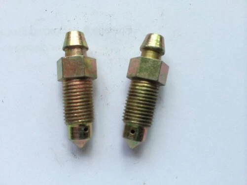 Land Rover Defender Tornillo Purga Freno Boquillas X2 Todos los Modelos RTC1526 - Imagen 1 de 1