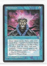 MTG ICE AGE -- BRAINSTORM X4 -- Common! NM! Magic the Gathering!