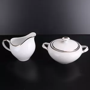Cream & Sugar Bowl Harmony House MODERNE 3545 - Picture 1 of 10