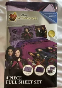 Disney Descendants Best Of Both Worlds 4-teiliges komplettes Mikrofaser-Lakenset Neu - Bild 1 von 5