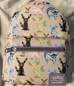 Loungefly Pokémon Eevee Eeveelutions Mini Backpack Purse Bag Evolutions - Picture 1 of 7