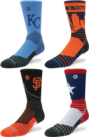 NWT Stance Feel360 Men's MLB Baseball Diamond Pro Crew Socks Cover